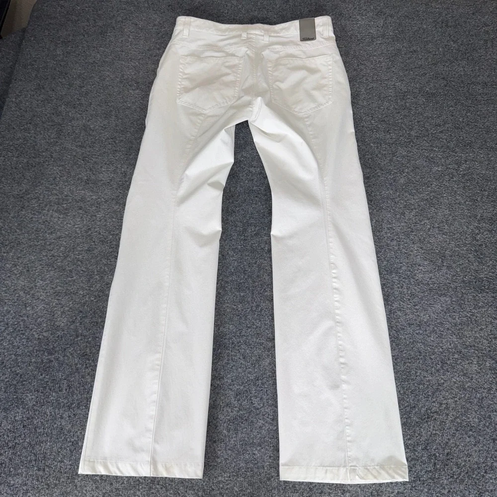 Titleist Mens Golf Pants 32x32 White Straight Leg Performance Stretch Athletic